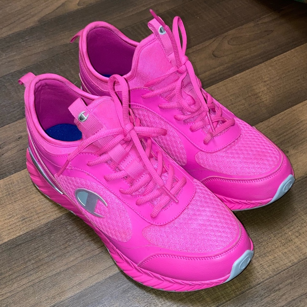 Champion neon pink sneakers